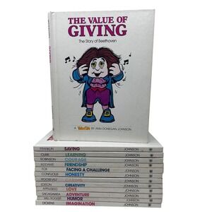 Value Tales Books Lot of 13 Vintage Hardcover Homeschool Kids Education